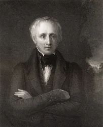 William Wordsworth, graviert von John Cochran (fl.1821-65), aus 